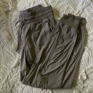 Lulu Lemon Light Gray Drawstring Jogger